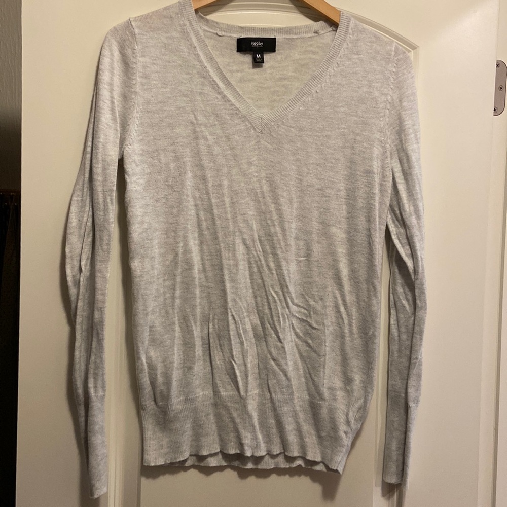 Mossimo gray sweater top
